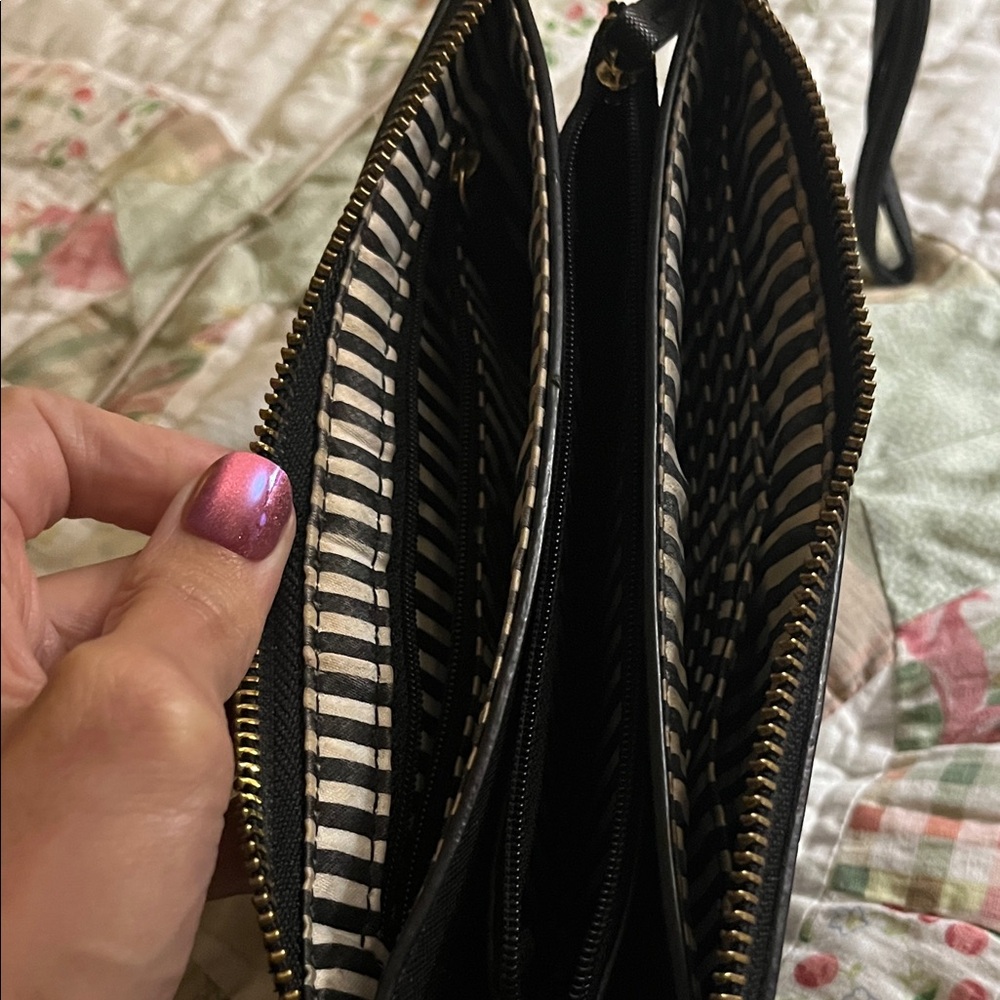Kate Spade Black Textured Clutch - Picture 3 of 6